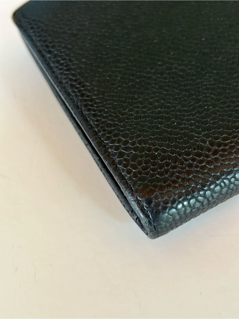 Vintage Chanel Black Caviar Wallet